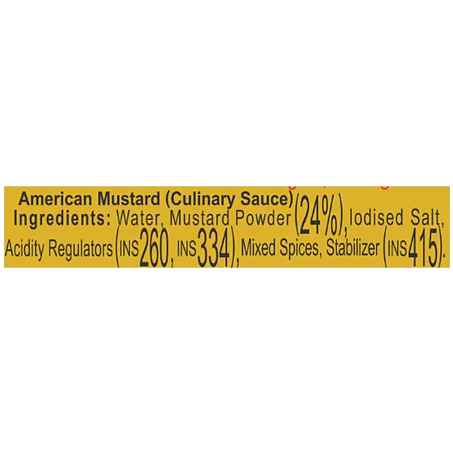 Dr. Oetker/ Funfoods/ American Mustard Culinary Sauce (260gm)