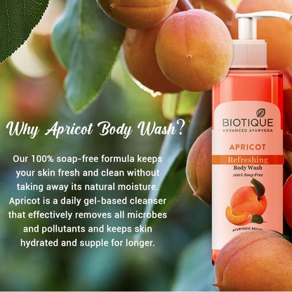 Biotique/ Refreshing Body Wash/ Apricot (200ml)