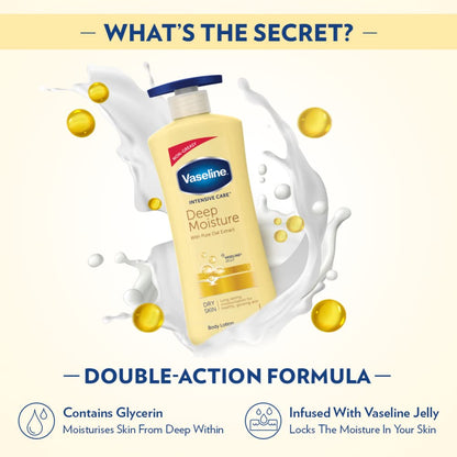 Vaseline/ Deep Moisture Serum In Lotion (400ml) (Free Ponds Moisturiser Worth Rs. 99)