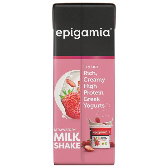 Epigamia/ Strawberry Milkshake (180ml)