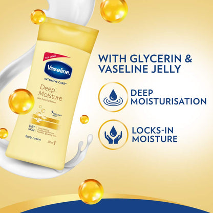 Vaseline/ Deep Moisture Body Lotion/ For Dry Skin (90ml)