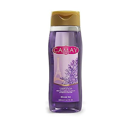 CAMAY PARIS LAVANDE SHOWER GEL (with the soothing fragrance of french lavender)(500ml)