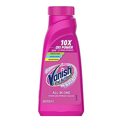 VANISH/ ALL IN ONE / CHLORINE FREE DETERGENT ADD-ON (400ml)