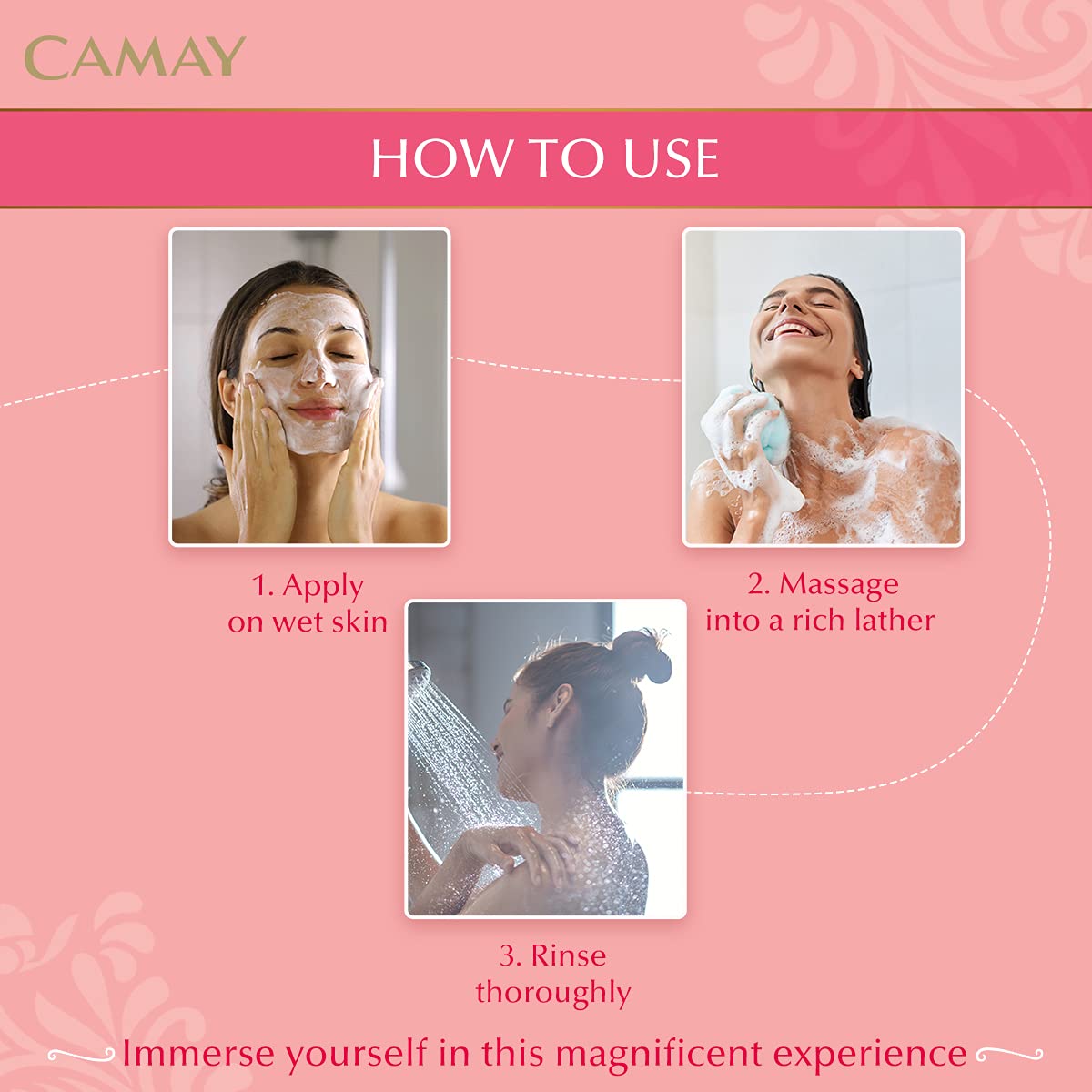 CAMAY CLASSIC INTERNATIONAL BEAUTY BAR WITH SENSUAL SCENT (3nx125gm)