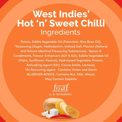 LAYS WEST INDIES HOT N SWEET CHILLI (28gm)