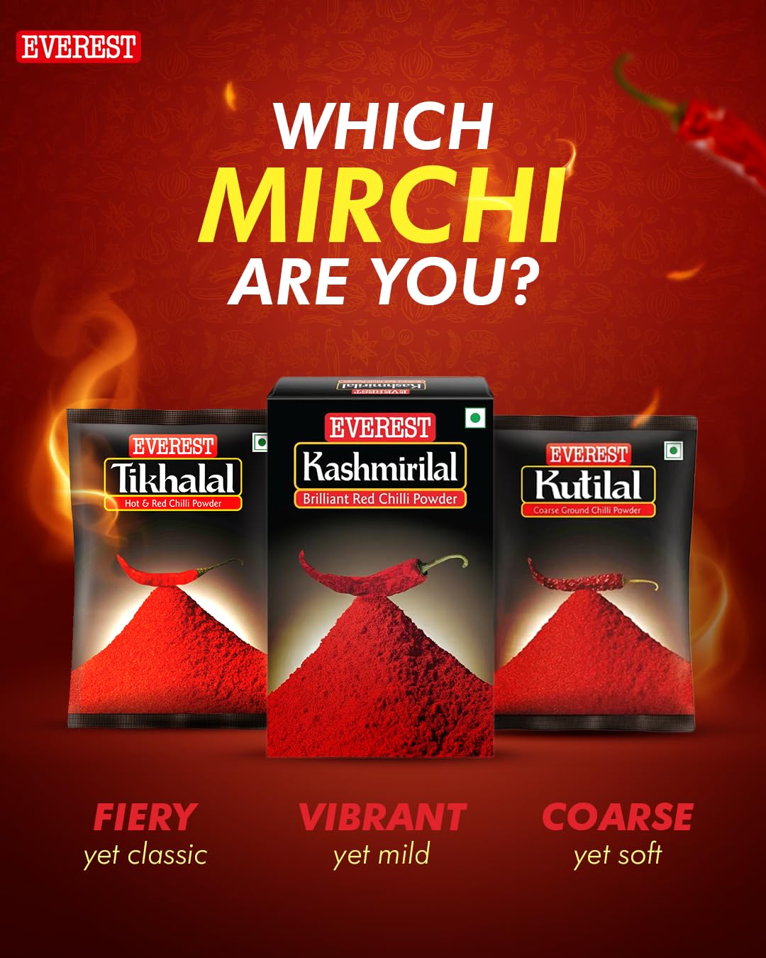 EVEREST TIKHALAL/ HOT & RED CHILLI POWDER (100gm)