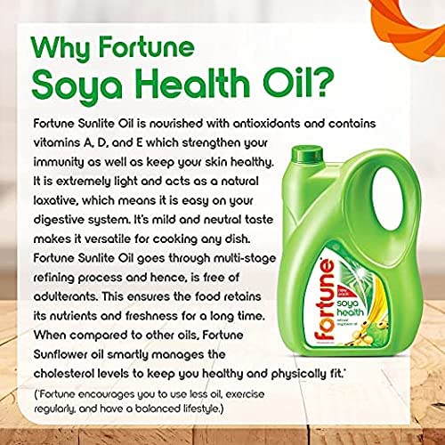 FORTUNE/ REFINED SOYABEAN OIL (5Lt)