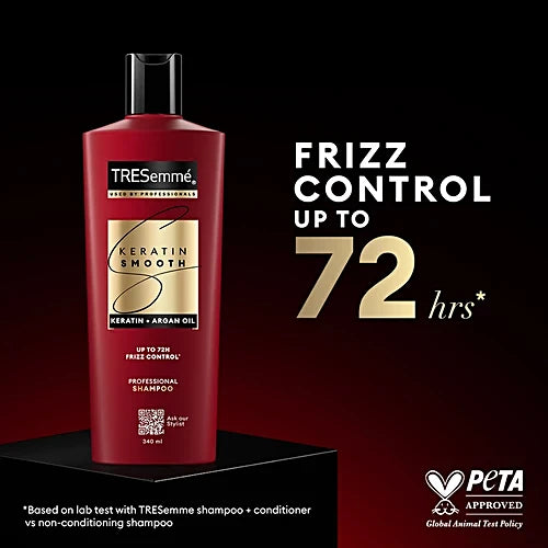 TRESemme/ Keratin Smooth Professional Shampoo(85ml) - With Keratin + Argan Oil