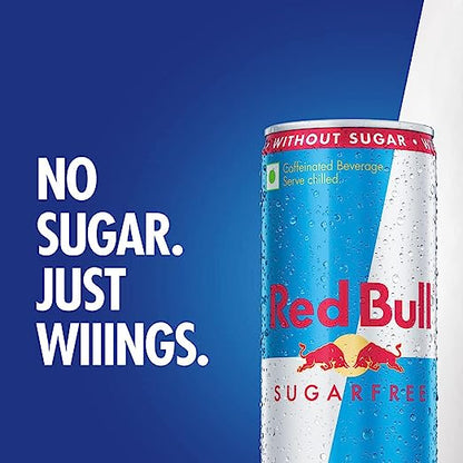 RED BULL SUGAR FREE ENERGY DRINK (With Taurine)(250ml)