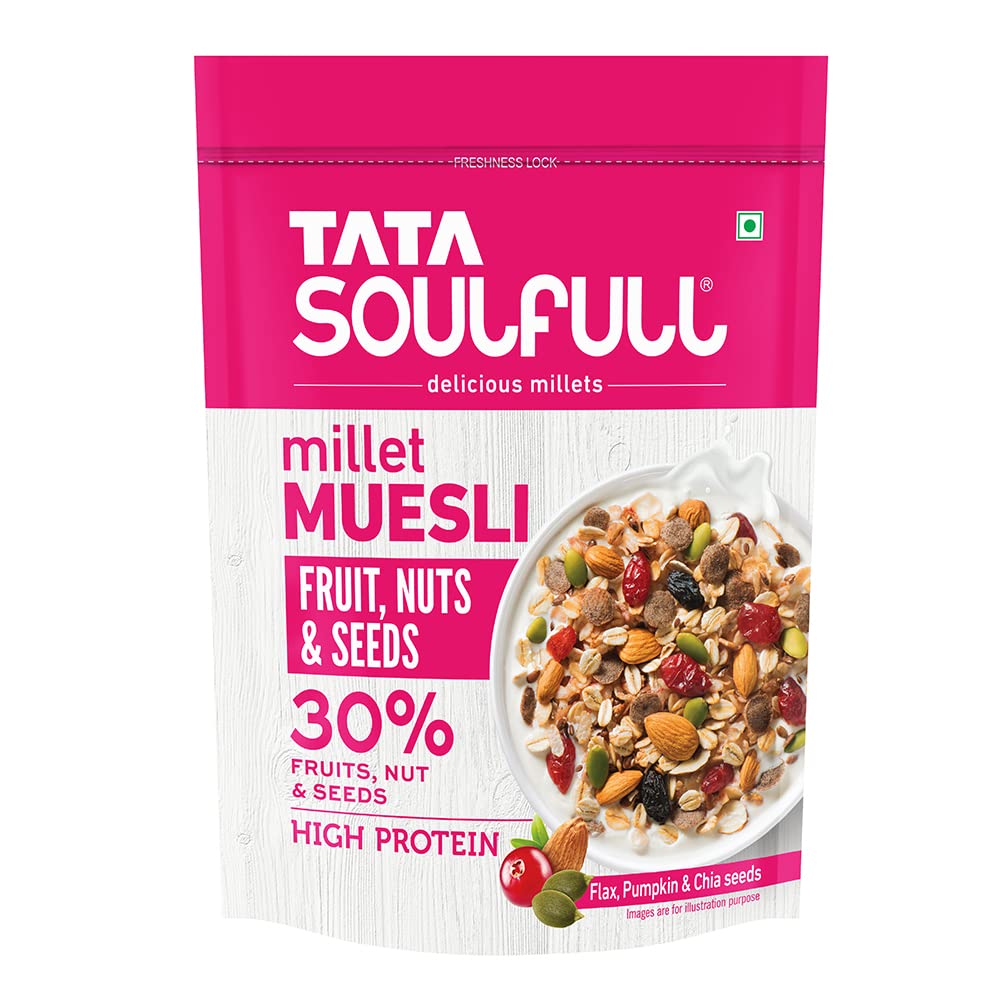 TATA/ SOULFULL/ MILLET MUESLI/ FRUIT &amp;NUT(500gm)