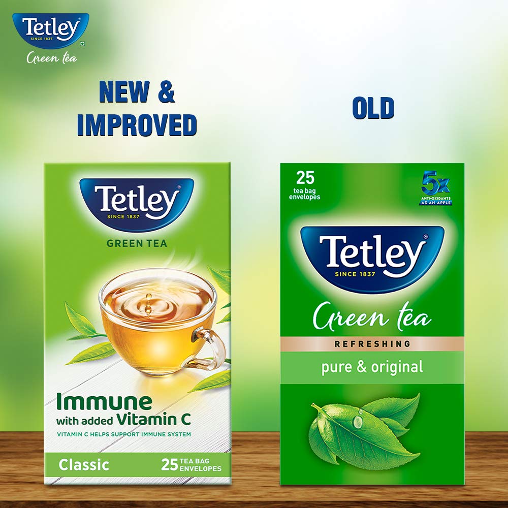 TETLEY/ GREEN TEA/ CLASSIC(25n TEA BAGS)