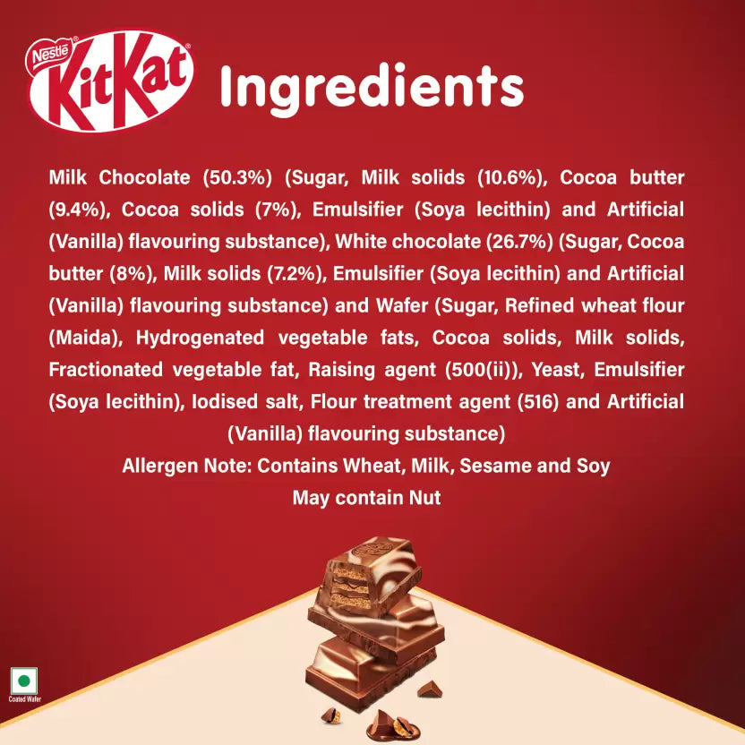 Nestle/ Kit Kat - Double Chocolate Coated Wafer(63.6gm)