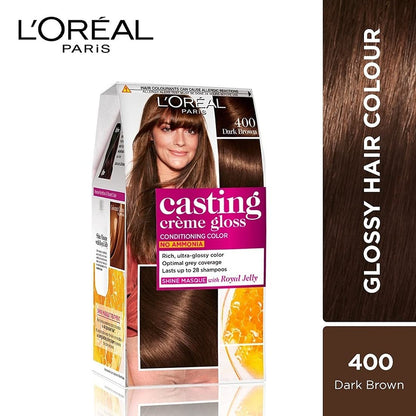 LOREAL PARIS DARK BROWN (400) (21g+24ml)