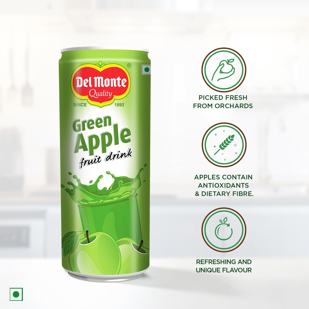 Del Monte/ Green Apple Fruit Drink(240ml)