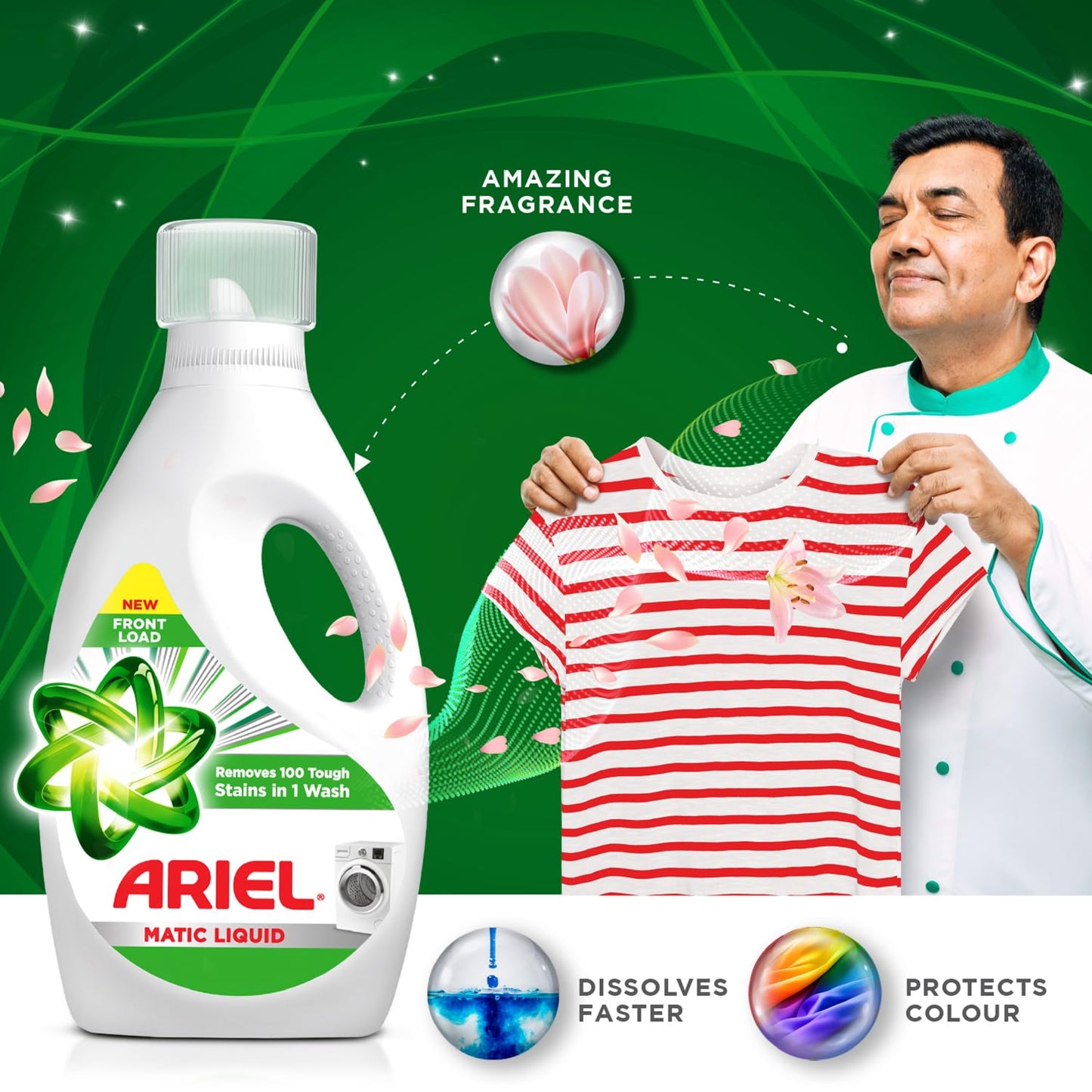 Ariel/ Matic Liquid Detergent - Front Load (3L)