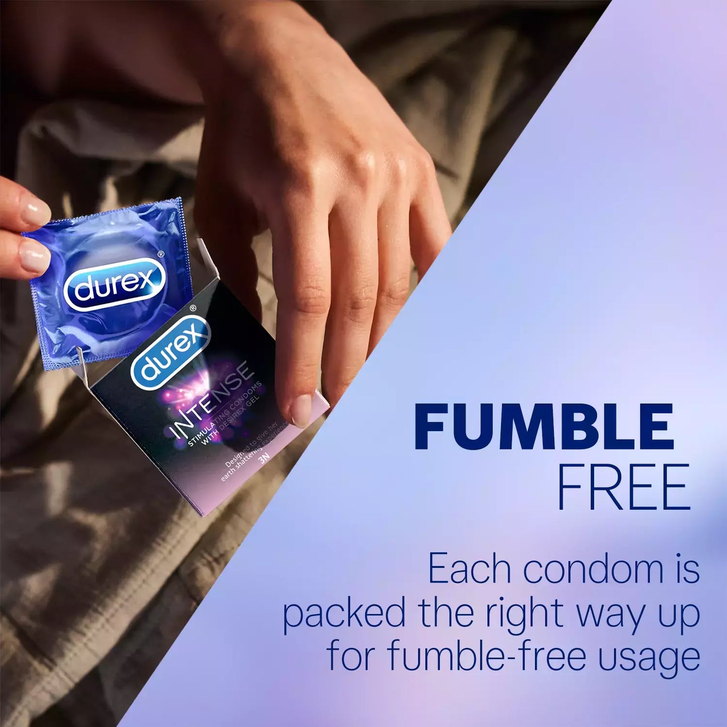 Durex/ Intense Condoms(10N)/ Stimulating Condoms With Desirex Gel