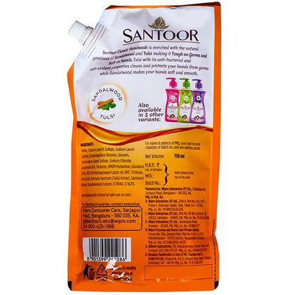 WIPRO/ SAFEWASH/ PREMIUM LIQUID DETERGENT/ BUY 1 GET 1 + ONE 750ml SANTOOR HANDWASH FREE(2kg)