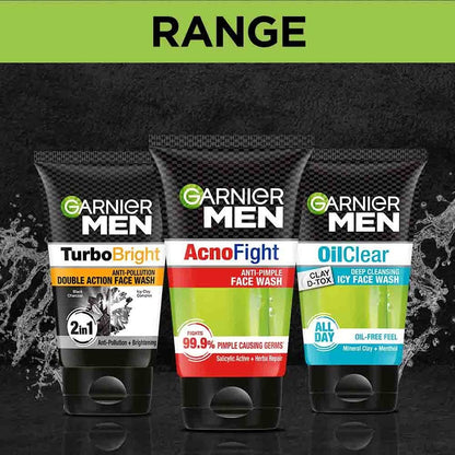 GARNIER MEN ACNO FIGHT ANTI-PIMPLE FACE WASH (50gm)