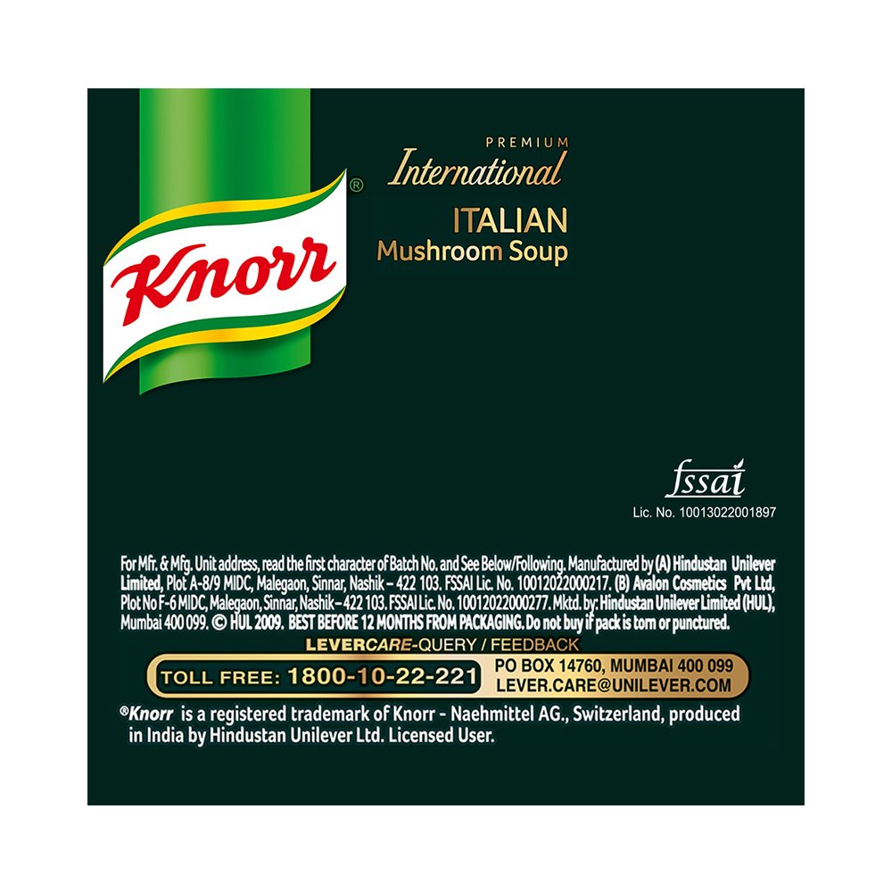 Knorr/ International Italian Mushroom Soup (46gm)