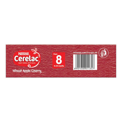 Nestle/ Cerelac - Wheat Apple Cherry(8 to 24 Months)(350gm)