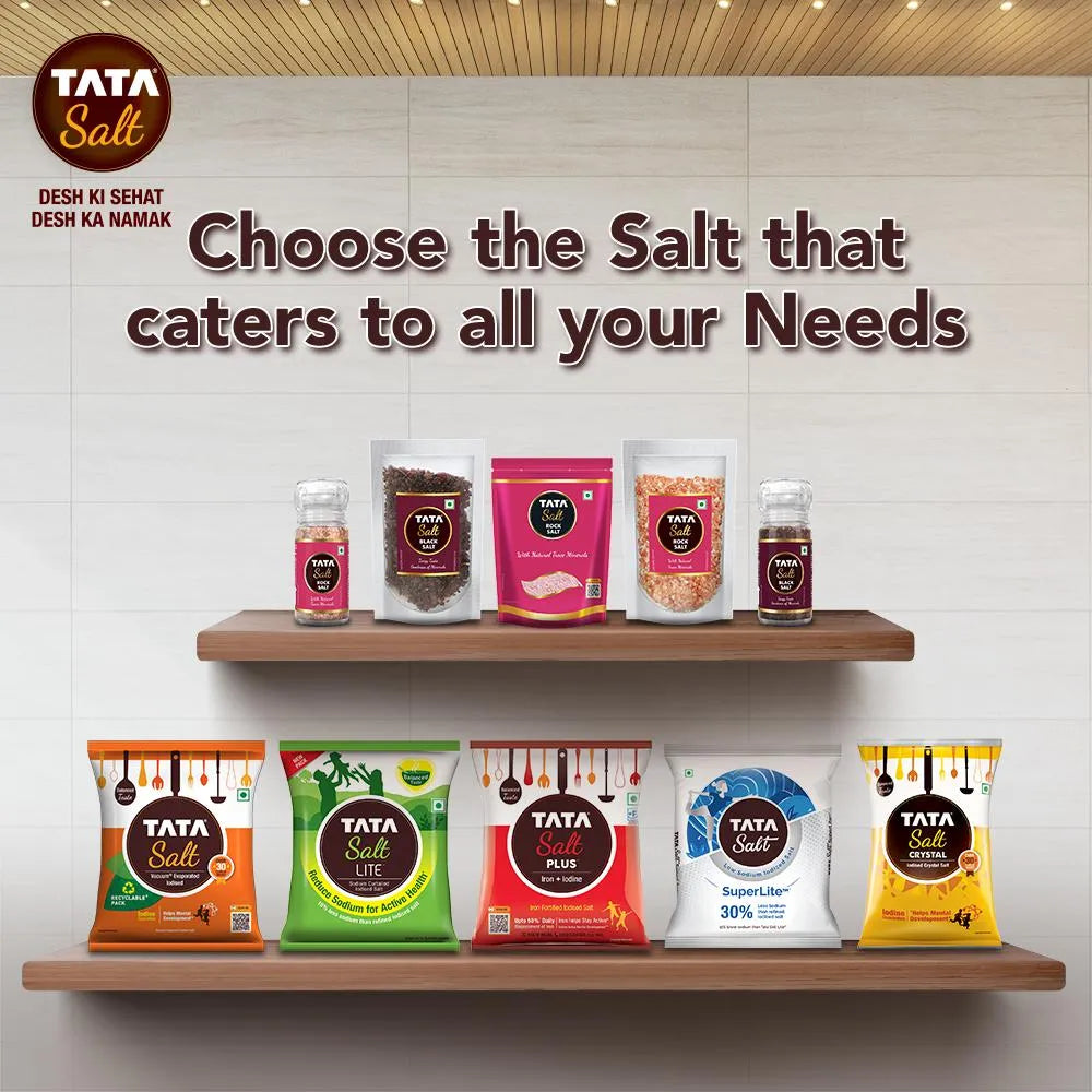 Tata Salt Lite - Low Sodium, 1kg Pouch - Amazon.com