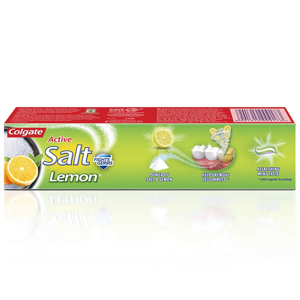 Colgate/ Active Salt Lemon/ Anticavity Toothpaste(200gm)