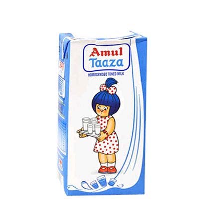 Amul Taaza Toned Milk 1lt