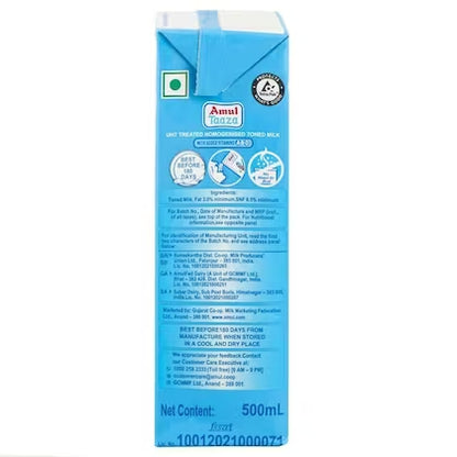 Amul Taaza Toned Milk 500ml