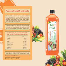 Alo Frut/ Mixed Fruit Juice(1lt) - with Aloe Vera Chunks