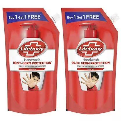 LIFEBUOY TOTAL 10 PROTECT HANDWASH REFIL (BUY 1 GET 1) (2x725ml)