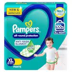 PAMPER ALL ROUND PROTECTION PANTS XL (12-17kg)(30 pants)