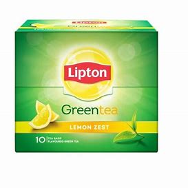 LIPTON GREEN TEA LEMON ZEST (25 TEA BAGS)