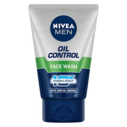 NIVEA MEN OIL CONTROL FACE WASH (WITH 10x VITAMIN C EFFECT) (100gm)