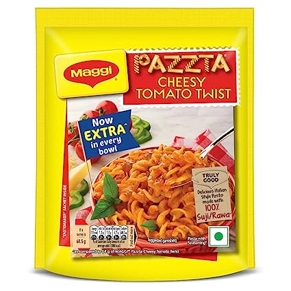 MAGGI PAZZTA CHEESY TOMATO TWIST NOW EXTRA (68.5gm)