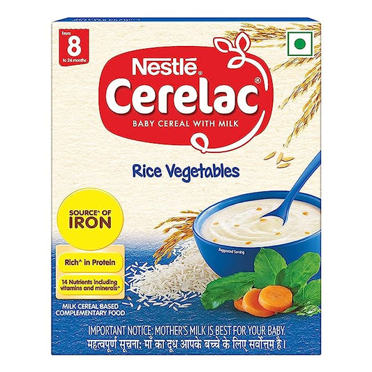 NESTLE CERELAC FROM 8 TO 24 MONTHS RICE VEGETABLES 300gm