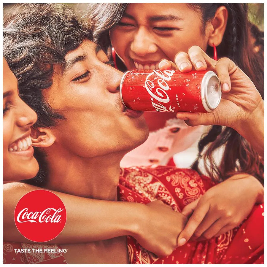 Coca-Cola Original Soft Drink Can 300ml, Cola, Soft Drinks, Drinks