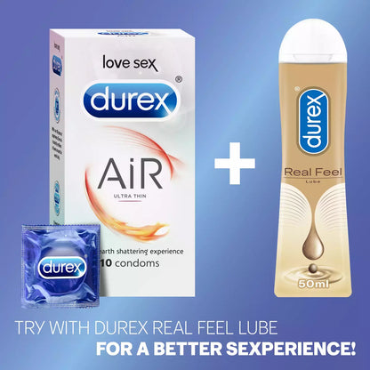 Durex/ Air- Ultra Thin Condoms(10N)/ For an Earth Shattering Experience