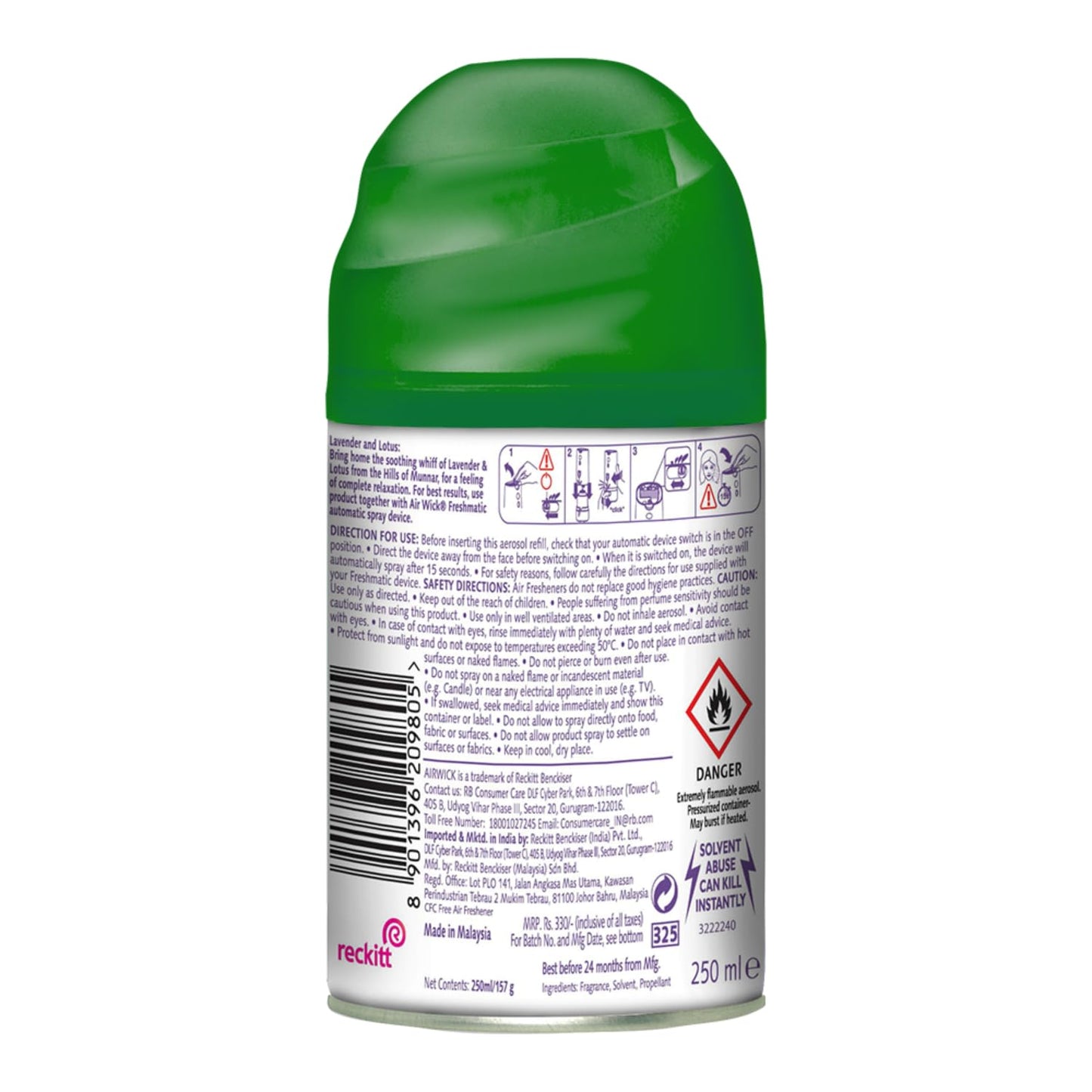 Air Wick/ Automatic Spray Refill/ Lavender & Lotus (250ml)