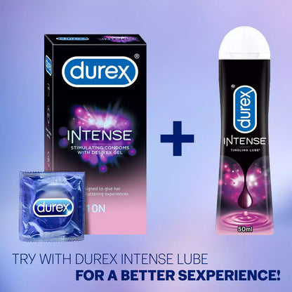 Durex/ Intense Condoms(10N)/ Stimulating Condoms With Desirex Gel