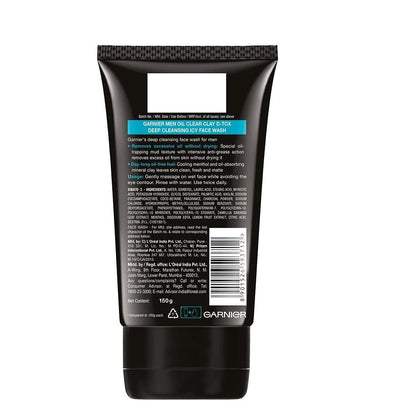 GARNIER MEN OIL CLEAR DEEP CLEANSING FACE WASH (100gm)