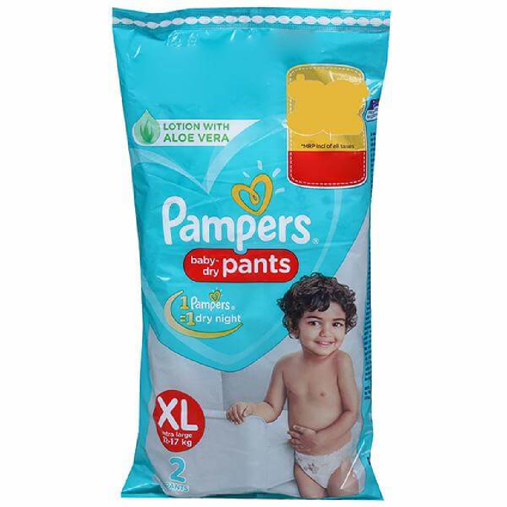 PAMPER ALL ROUND PROTECTION PANTS XL (12-17kg)(2 pants)