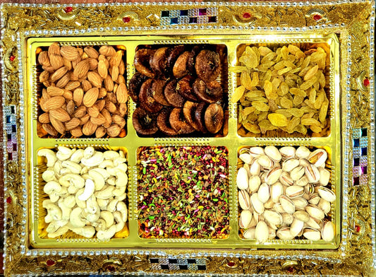 FATTAAK SPECIAL/ DRY FRUIT GIFT PACK/ WITH 6 PARTITION
