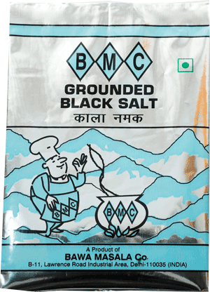 BMC GRINDED BLACK SALT (250gm) by fattaak