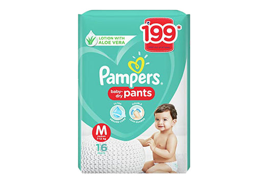 PAMPERS HAPPY SKIN PANTS M (7-12kg)(15 Pants)