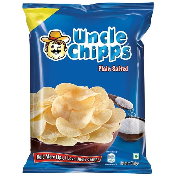 UNCLE CHIPS PLAIN SALTED (24gm)