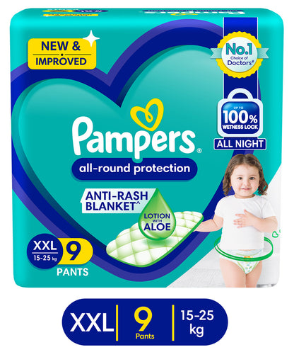 Pamper/ All Round Protection Pants XXL(15 to 25kg)(9 pants)